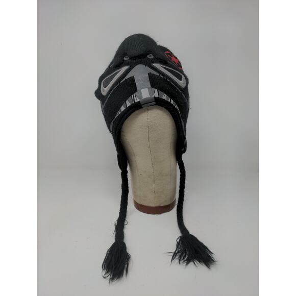 Star Wars Imperial Tie Fighter Pilot Beanie Trapper Hat OS Black - Picture 2 of 13